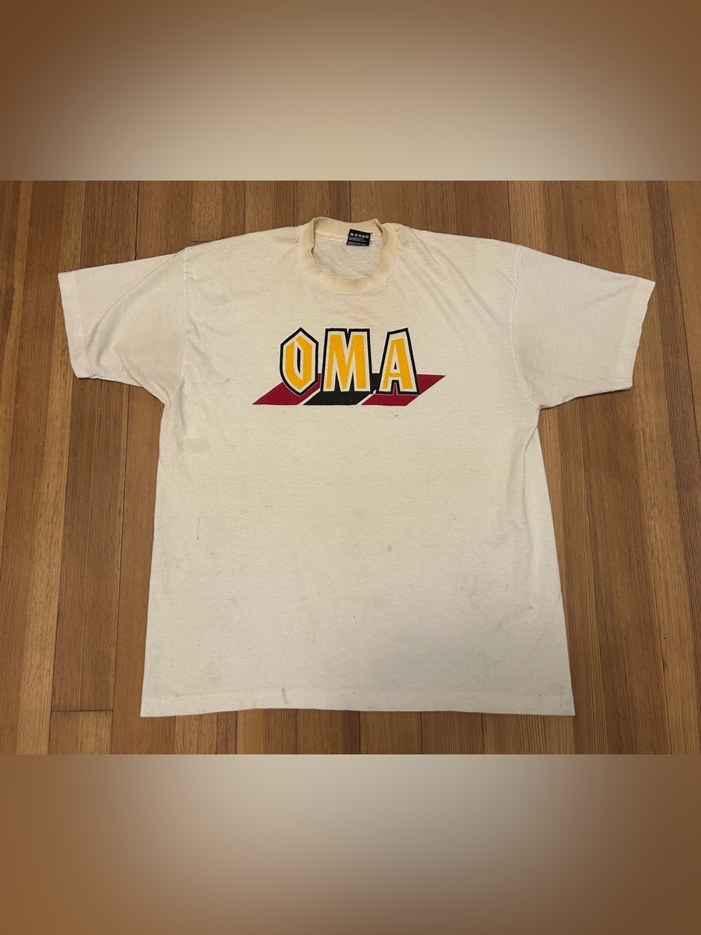 Vintage XL 80s Omaha T-Shirt Single Stitch Fruit of the Loom Best